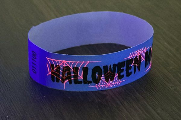 Polsbandjes tyvek 19mm breed met optie onzichtbare inkt